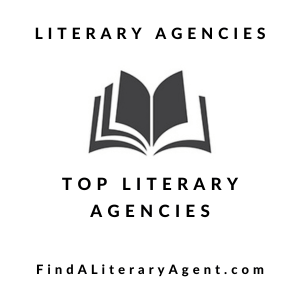 Logo with open book saying List of Action Adventure Literary Agents