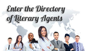 Group of book agents inviting authors to find a publishing agent in the literary agent database and directory